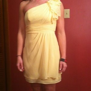 REDUCED! Buttercup yellow dress.