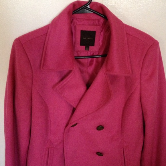 Reduced!! Pink Peacoat by The Limited