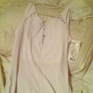 Joseph Ribkoff white trendy tank