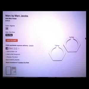 Marc Jacobs earrings