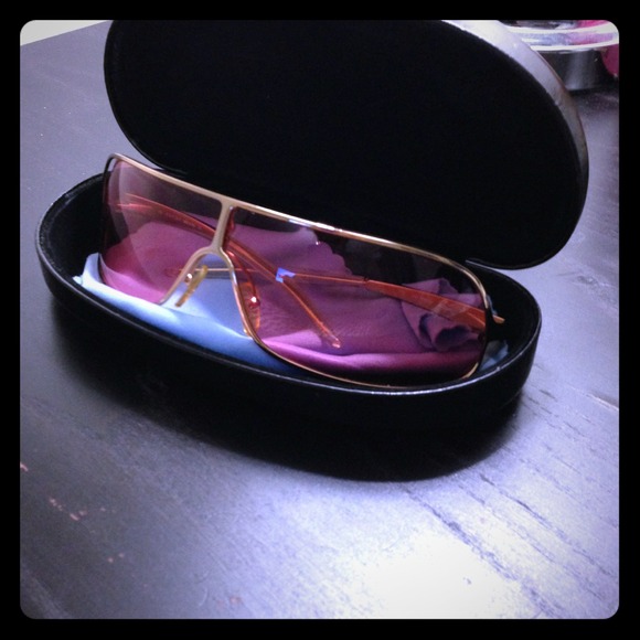 Authentic Gucci Pink and Gold Sunglasses!