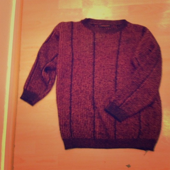 Pink and black oversized sweater