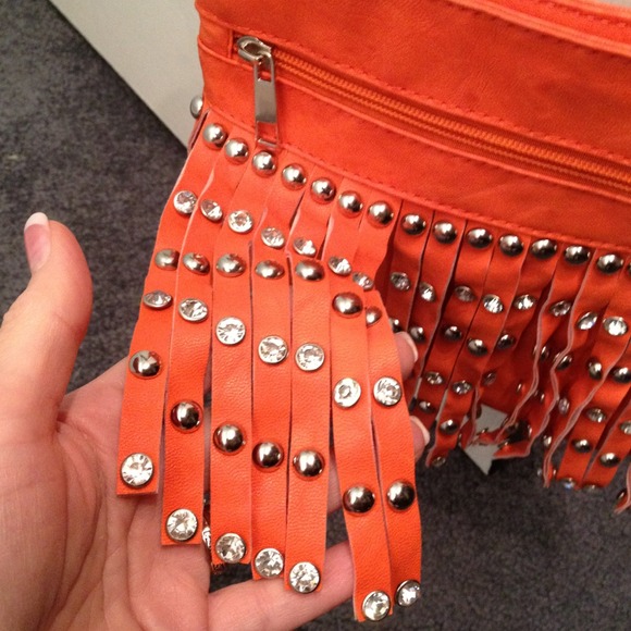 ❌SOLD❌Orange Cross body Bag - Picture 3 of 3