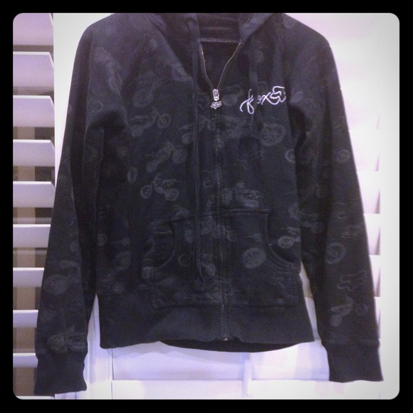 Fox hooded zip up