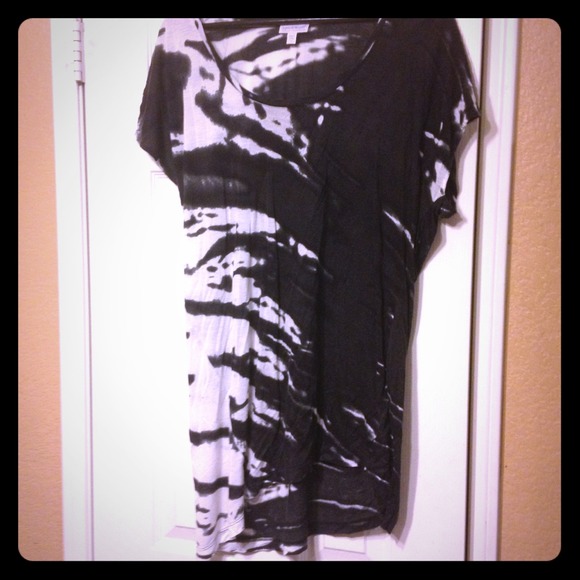 Modern print maternity tunic