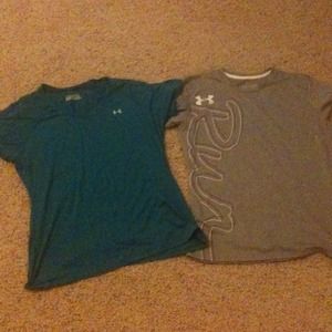 Two under armour shirts