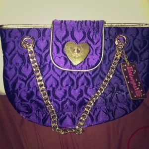 Purple Betsey Johnson bag