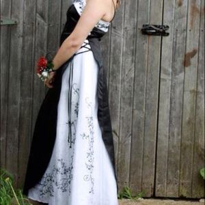 Black and White Prom Dress