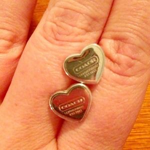 100% authentic coach earrings!!!