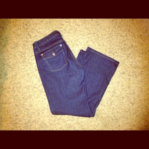 Sold! Banana republic dark denim!