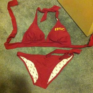 USC Trojans Bikini!! Small bottom, Medium Top