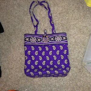 Vera Bradley tote in Simply Violet