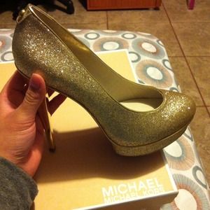 🔻REDUCED🔻Authentic MK Glitter Heels