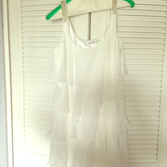 Gorgeous layers chiffon white dress