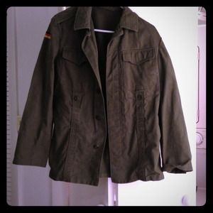 Vintage canvas army jacket