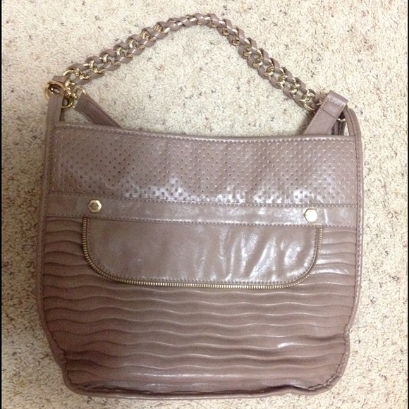Nude Brown hobo-ish satchel - Picture 2 of 3