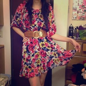 Floral Chiffon Dress