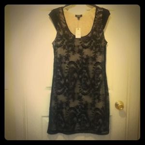 *SOLD* black lace dress! NWT!