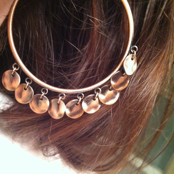 🌷🌷SOLD🌷🌷Copper colored earrings - Picture 2 of 2