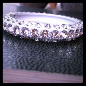 Beautiful Hinged Heavy Bling Bracelet!!!