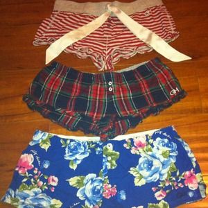 Gillyhicks pj shorts (4 total) Hold for Alexis!