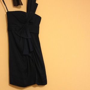 BCBG navy cocktail dress