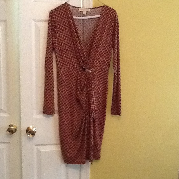 Michael Kors jersey wraplike dress