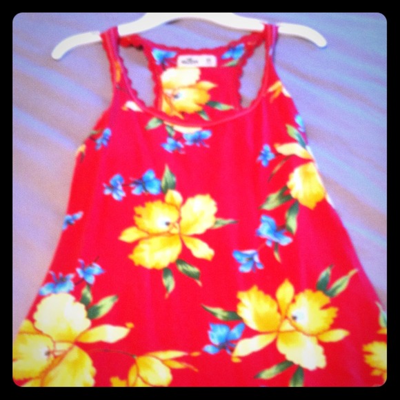 Pink Hollister Tank