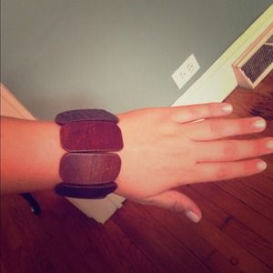 Wooden bracelet from boutique