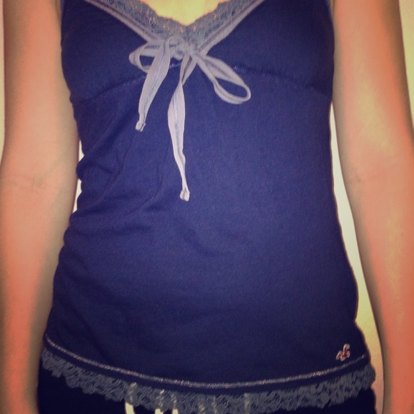 Navy cross tank top