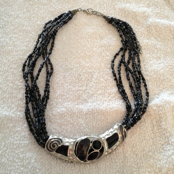 Black & Silver necklace