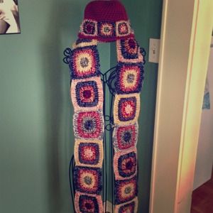 Matching scarf and hat