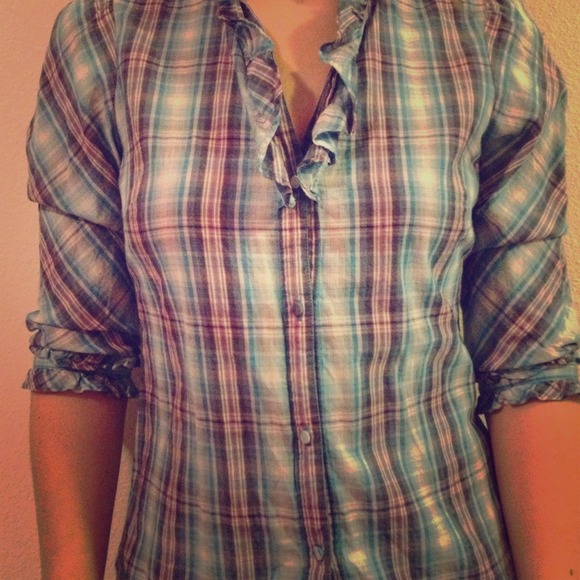 Plaid button up