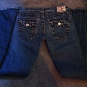 True Religion Flare Jeans. Size 27
