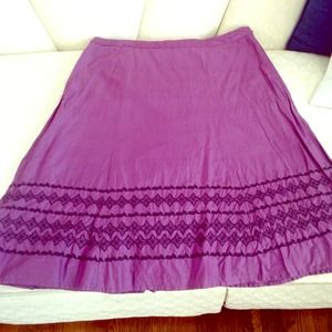 Purple Flowy Skirt!💐