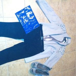 RESERVED Military style long zip up coat