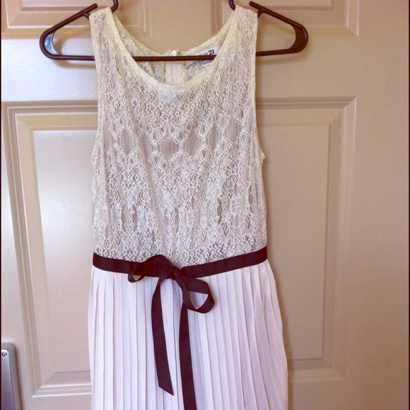Cream and Black dress!