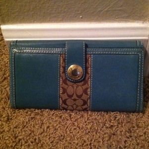 Authentic Leather Coach Wallet