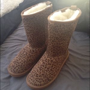 Cheetah boots