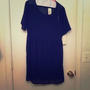 Navy Blue NWT Forever 21 baby doll dress