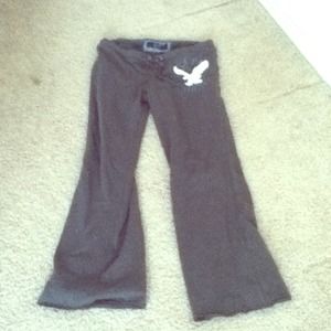 Gray American eagle sweats