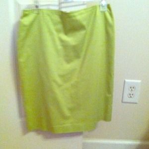 Beautiful lime skirt