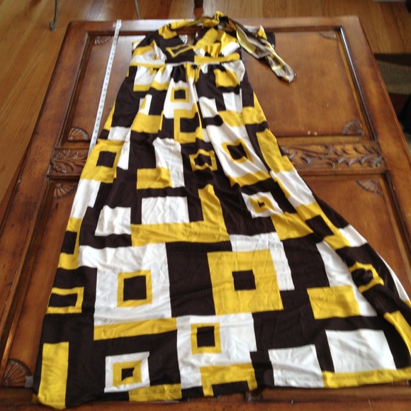 Dresses & Skirts - 💸💸💸sold💸💸💸Long browns and golds maxi dress