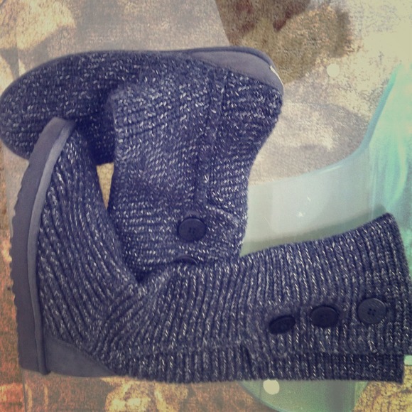 Ugg grey tall sweater boots