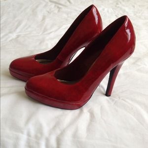 Red Patent Leather Heels