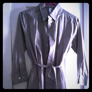 American Apparel gray shirt dress