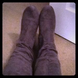 Grey boots worn once only. Size 9