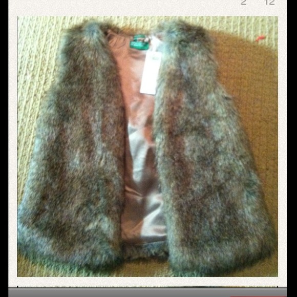 Girls Fur Vest XL Nordstrom