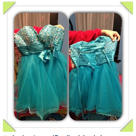 Blue formal dress