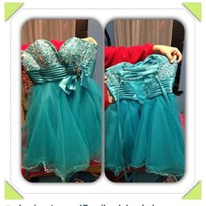 Blue formal dress
